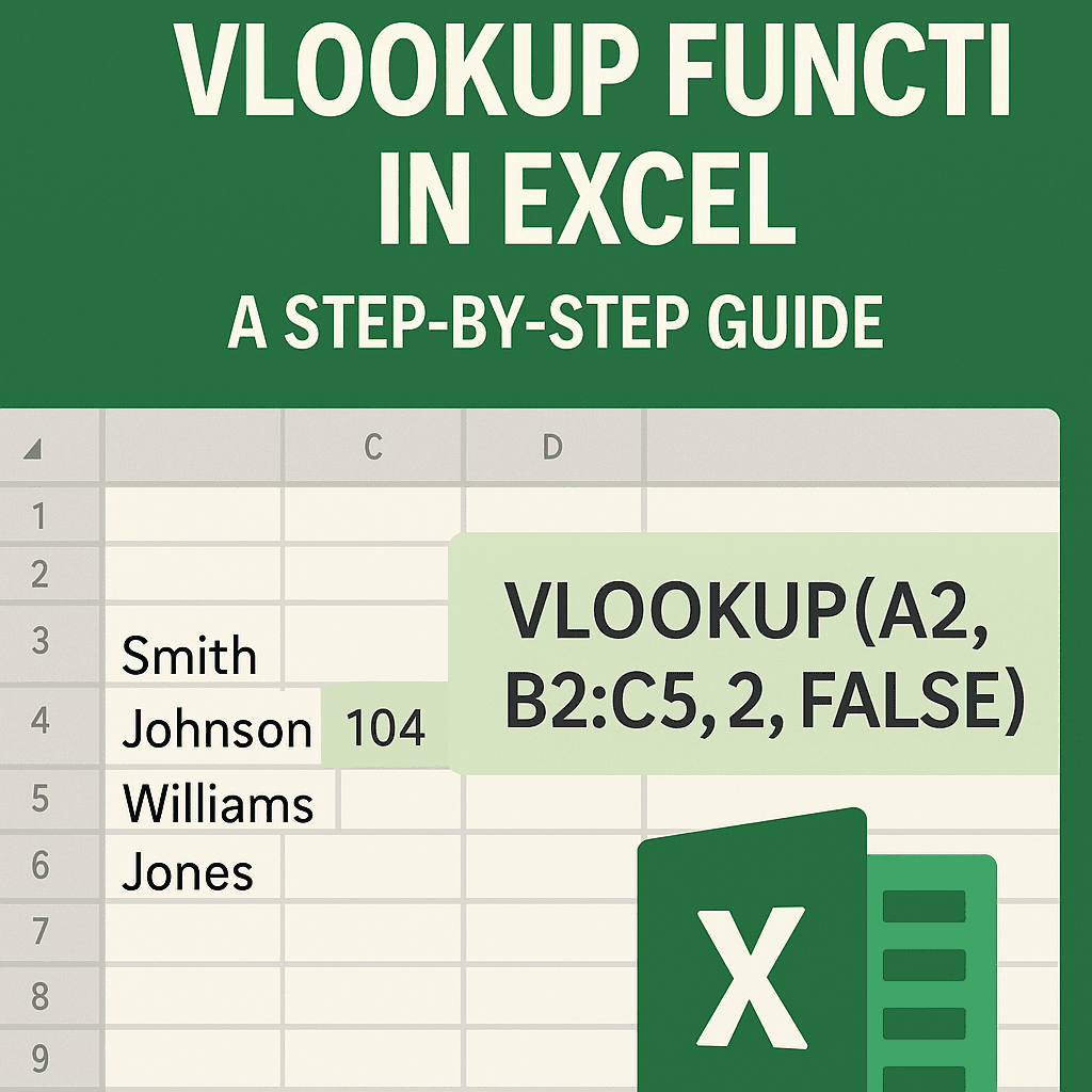 How to Use VLOOKUP Function in Excel: A Step-by-Step Guide